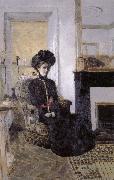 Edouard Vuillard Young woman oil painting on canvas